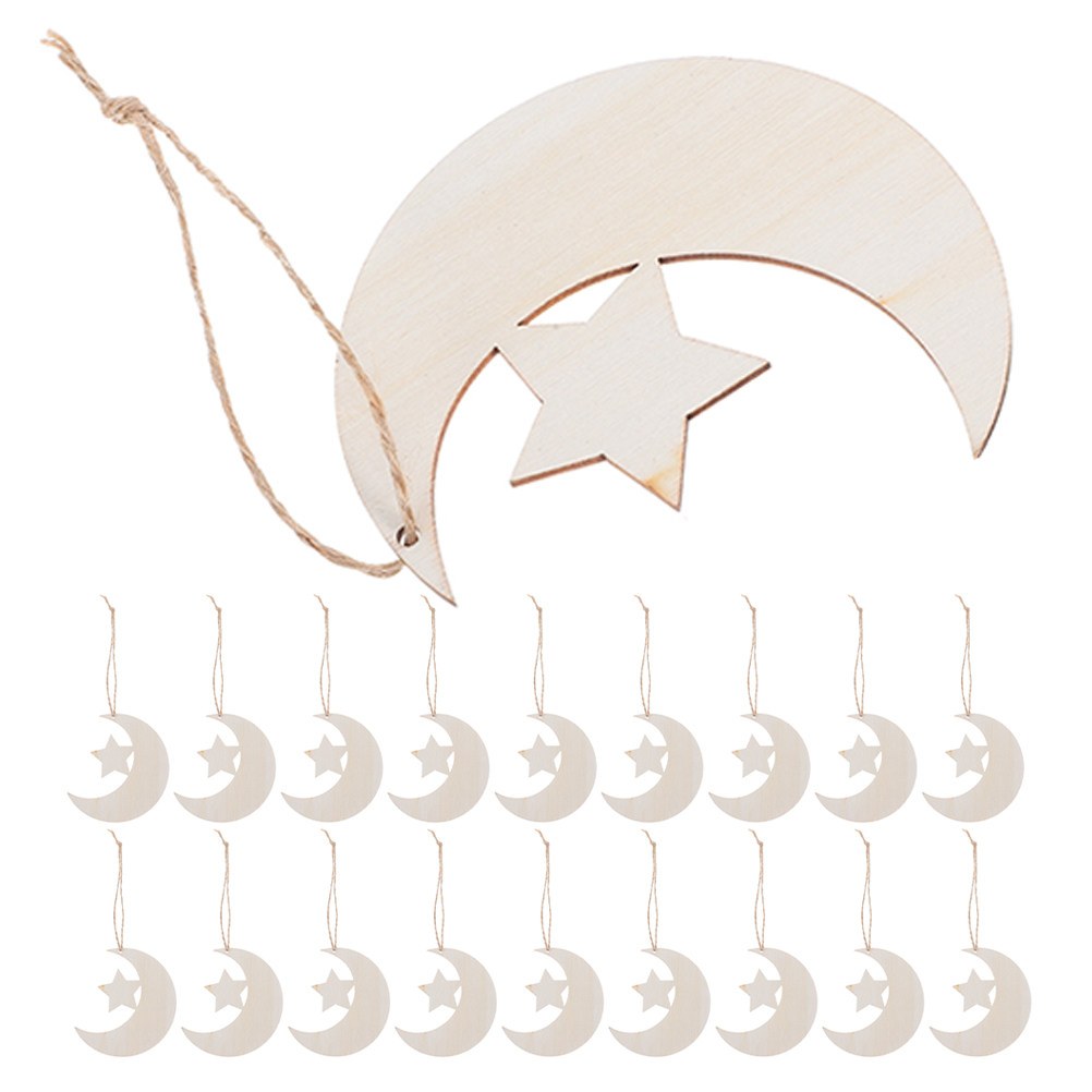 Art And Craft For Nursery - 40 Stück Mond- und Sternscheiben aus