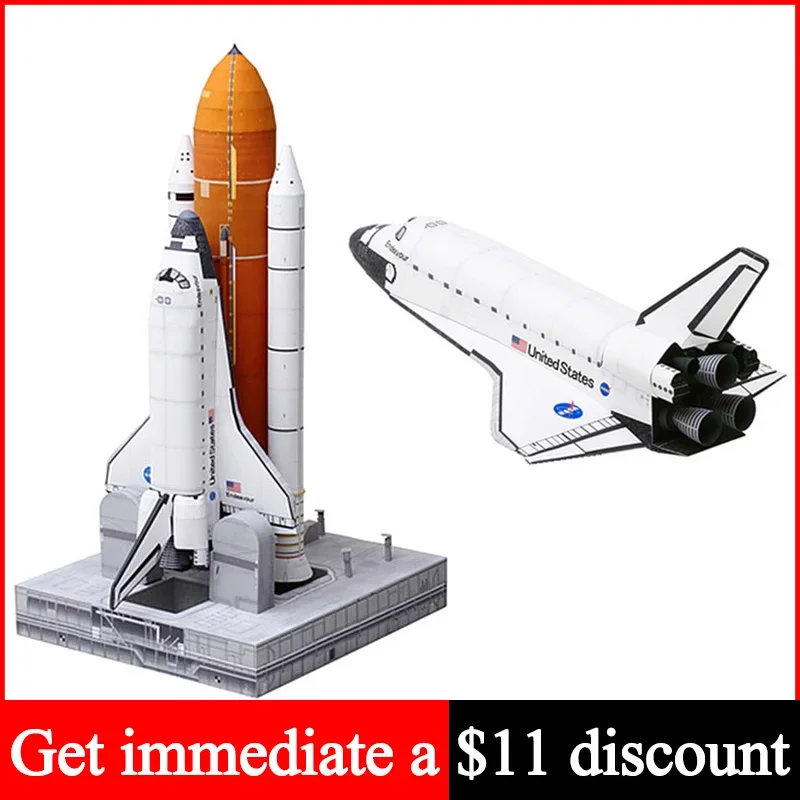 Art Craft Cardboard - Realistische Version Space Shuttle Kraftstofftank und