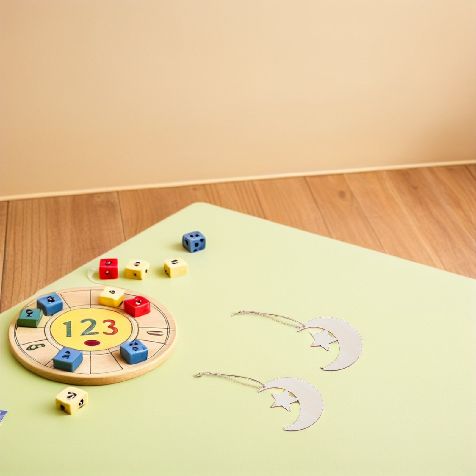20 Stück Holz-Mond- und Stern- – Art And Craft For Nursery Bewertung und Preis