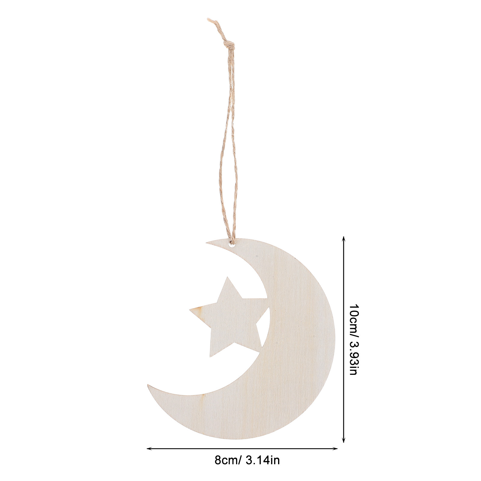 20 Stück Holz-Mond- und Stern- – Art And Craft For Nursery Bewertung und Preis