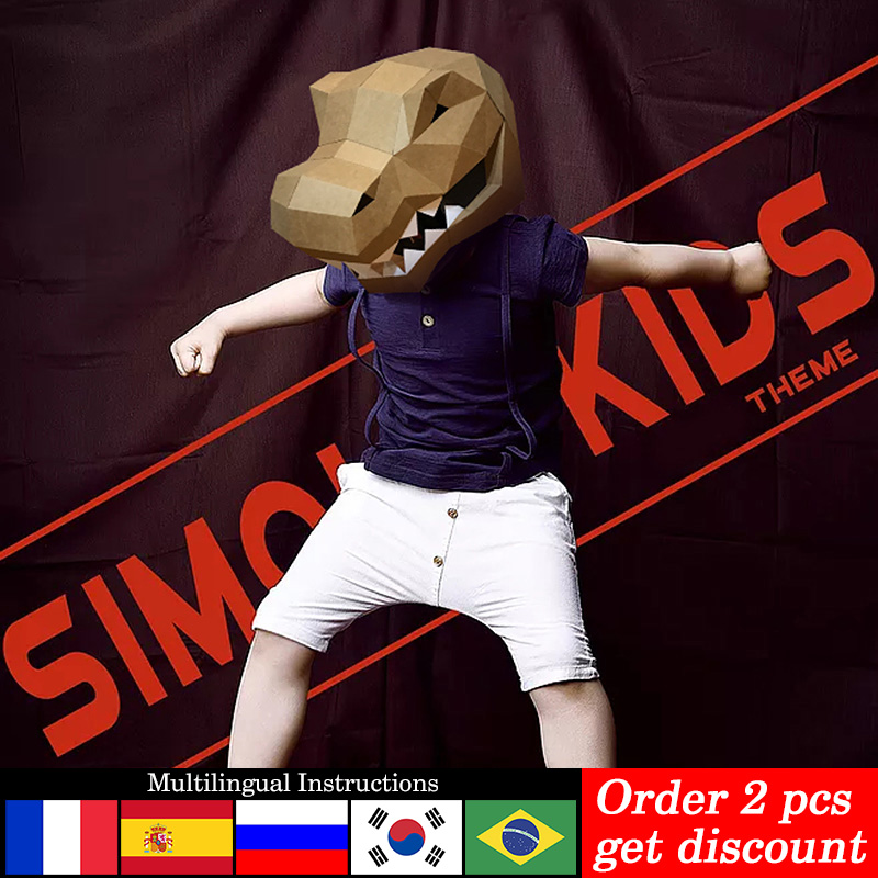 Tyrannosaurus Rex Tier Maske P – Art Craft Cardboard Bewertung und Preis